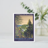 1922年のBagnoles-de-L'Orne Vintageポスター ポストカード (スタンド正面)