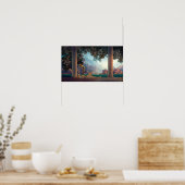 1922年のMaxfield Parrishによる夜明け ポスター (キッチン)