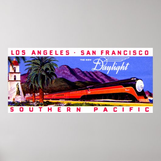 1922年昼間鉄道列車 ポスター (正面)