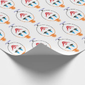 1922年「笑顔の顔」包装紙 ラッピングペーパー (角)