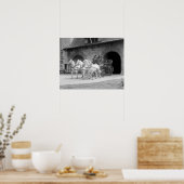 1922描年に発火した。ヴィンテージ写真 ポスター (キッチン)