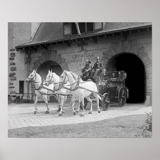 1922描年に発火した。ヴィンテージ写真 ポスター (正面)