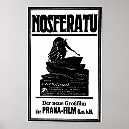 1922 Nosferatuポスター ポスター (正面)