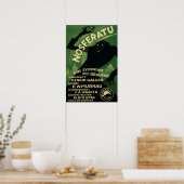 1922 Nosferatu Classic Silent Film Reimagined ポスター (キッチン)