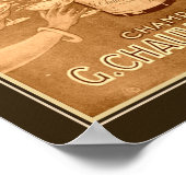 1923アールデコシャンパンアド ポスター (角)