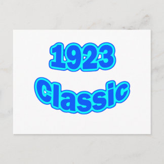 1923クラシック青 ポストカード