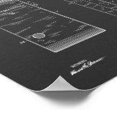 1923コンパクトカメラ特許アートスケッチプリント ポスター (角)