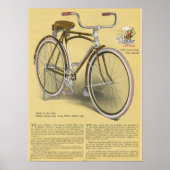 1923レンジャーアーチフレーム自転車とアートポスター ポスター (正面)