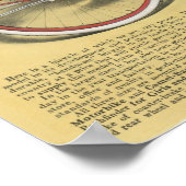 1923ヴィンテージパスファインダー自転車広告アートポスター ポスター (角)