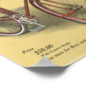 1923ヴィンテージメンズパスファインダー自転車広告アートポスター ポスター (角)