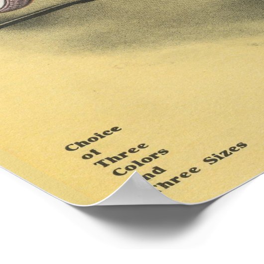 1923ヴィンテージレンジャースーパービーサイクリング広告アートポスター ポスター (角)