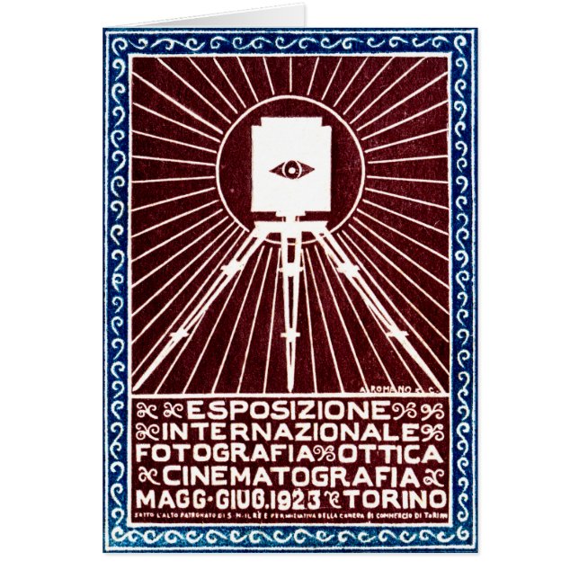1923年のトゥーリンの写真の博覧会ポスター (正面)