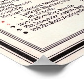 1923年インディアン予約地図 ポスター (角)