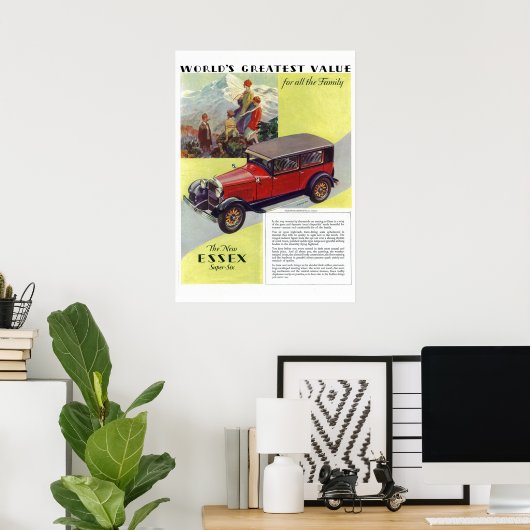 1923年エセックスすごい-6ヴィンテージポスター ポスター (ホームオフィス)