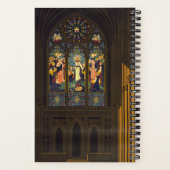 1923年ステンドグラス窓のある教会のポスター。 ノートブック (裏面)
