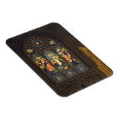 1923年ステンドグラス窓のある教会のポスター。 マグネット (右側)