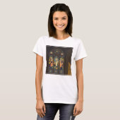1923年ステンドグラス窓のある教会のポスター。 Tシャツ (正面フル)