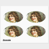 1923年以前の写真雑誌の表紙 楕円形シール (シート)