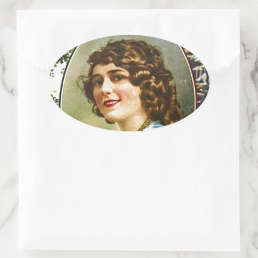 1923年以前の写真雑誌の表紙 楕円形シール (バッグ)