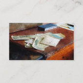 1923年日付銀行小切手 名刺 (裏面)