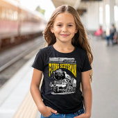 1923年製LNER列車フライング・スコッツマン。蒸気機関車。 Tシャツ