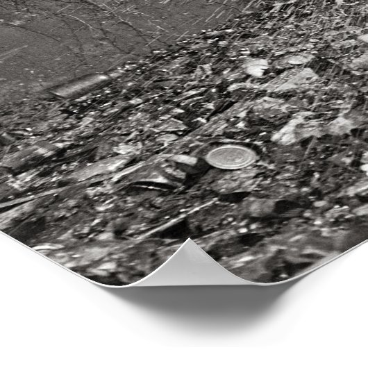 1923年酒の密造を破壊。ヴィンテージ写真 ポスター (角)