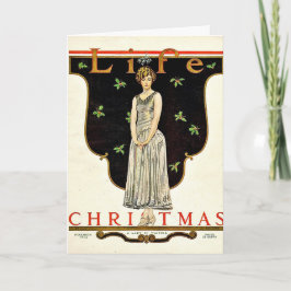 1923年12月クリスマスイラストレーションby Coles Phillips シーズンカード