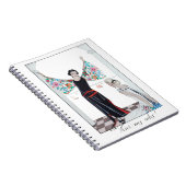 1923年「わたしの翼を見よ!」 ファッションイラストレーション ノートブック (右側)