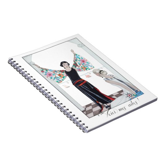 1923年「わたしの翼を見よ!」 ファッションイラストレーション ノートブック (右側)