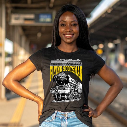 1923年LNER製列車、フライング・スコッツマン。蒸気機関車。 Tシャツ