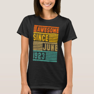 1923素晴らし年6月以来ヴィンテージ99人目の男女 Tシャツ