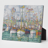 1923賛美年のマグロ船団のグロイックス号 フォトプラーク (側面)