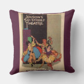 1923 Al Jolson's Theatre playbill cover クッション (裏面)