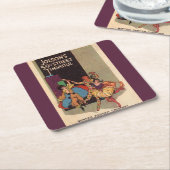 1923 Al Jolson's Theatre playbill cover スクエアペーパーコースター (アングル)