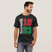 1923 Rosewood a Black Wall Street History Tシャツ (正面フル)