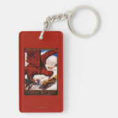 1924のオリンピック冬のゲームポスター キーホルダー (裏面)