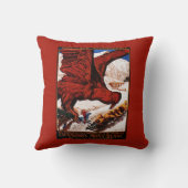 1924のオリンピック冬のゲームポスター クッション (裏面)