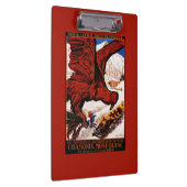 1924のオリンピック冬のゲームポスター クリップボード (右)