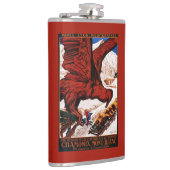 1924のオリンピック冬のゲームポスター フラスク (右)