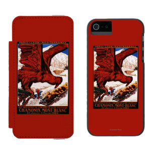 1924のオリンピック冬のゲームポスター iPhone SE/5/5sウォレットケース