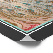 1924アールデコ「白い孔雀の少女」 ポスター (角)