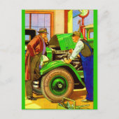 1924ケリースプリングフィールドのバルーンタイヤと ポストカード (正面)