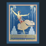1924ジョージバービアアールデコ ポスター<br><div class="desc">アールデコダンサープリントガゼット・デュ・ボン・トンca 1924 Paris by George Barbier</div>