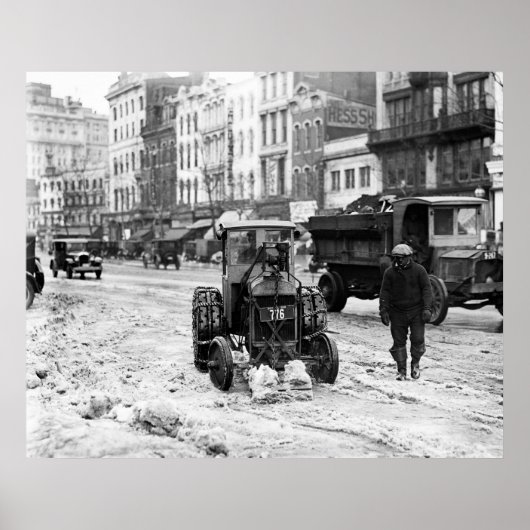 1924トラクタースノープラウ ポスター (正面)