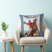 1924年のWestern Story誌の表紙プリント。 クッション (椅子)