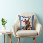 1924年のWestern Story誌の表紙プリント。 クッション (椅子)