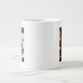 1924年オリンピック冬季大会ポスター ジャンボコーヒーマグカップ (正面)