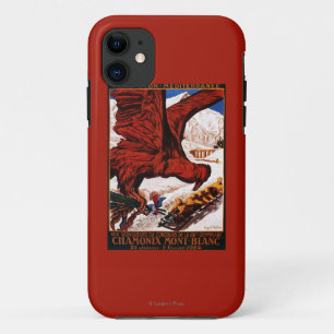1924年オリンピック冬季大会ポスター iPhone 11 ケース