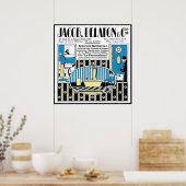 1924年フランスの配管広告 ポスター (キッチン)