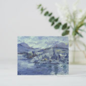 1924年ルーツェルン湖の午後 ポストカード (スタンド正面)